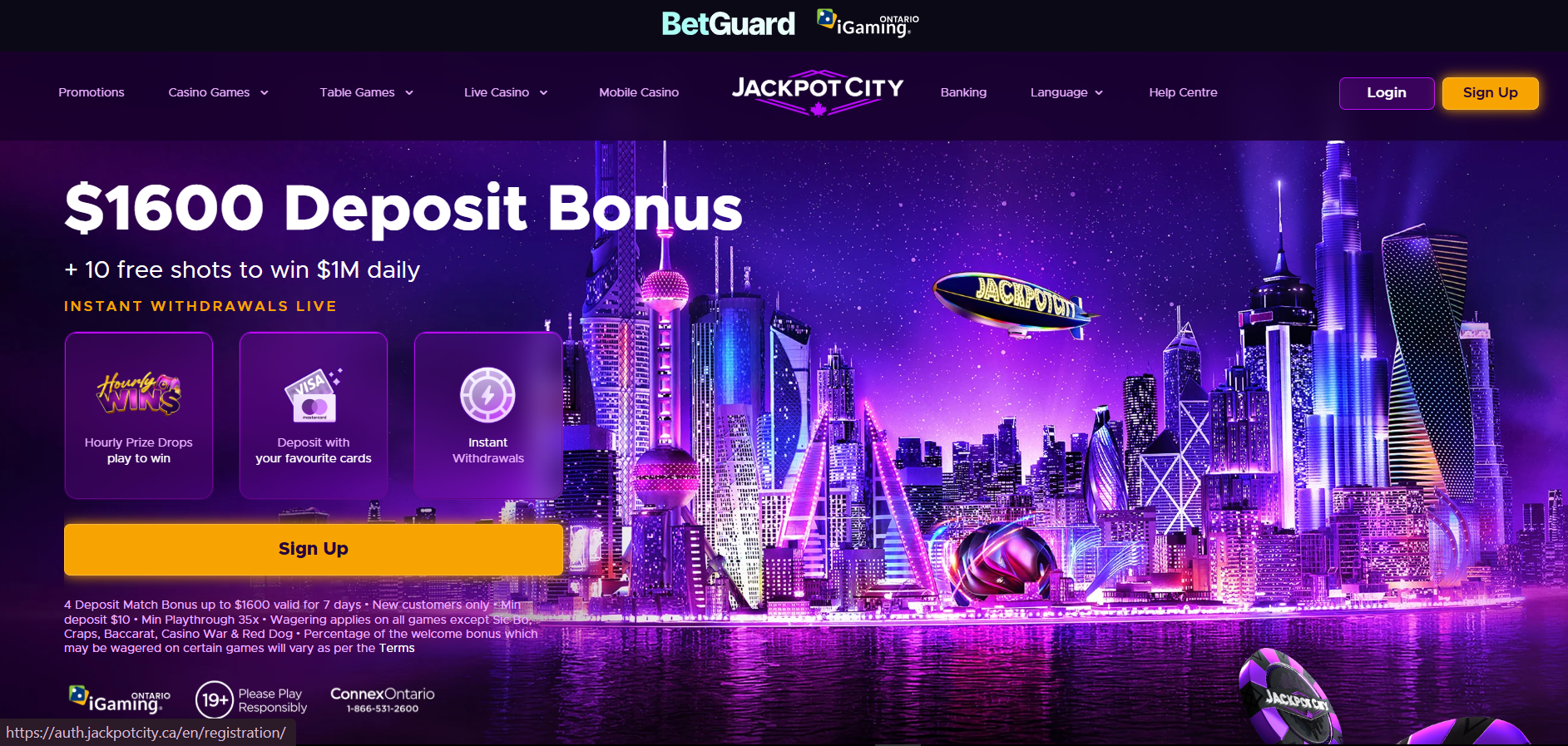 jackpot city canada